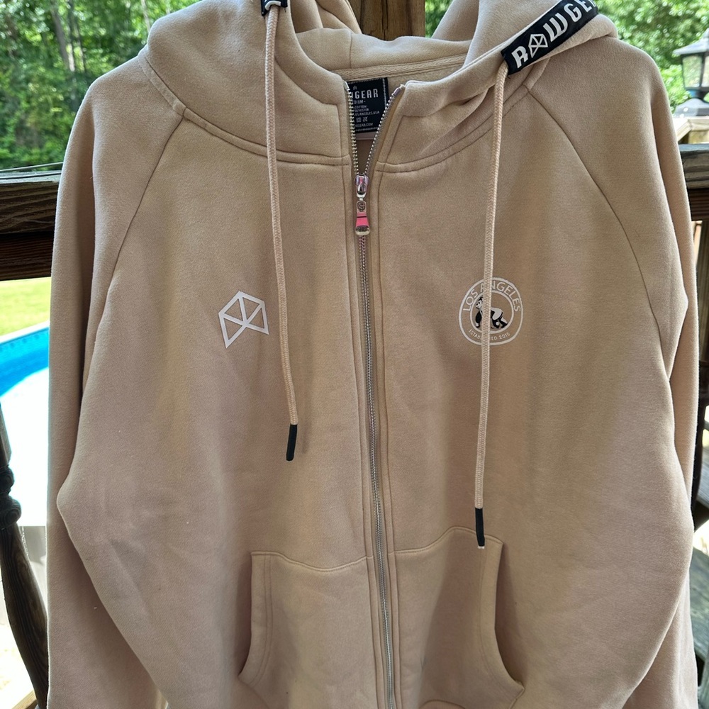 Bradley Martin Rawgear zip hoodie